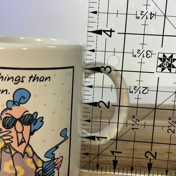 Hallmark Shoebox Greetings Maxine Good Man Jello mug Funny Humor Grandma Gift - Picture 9 of 9